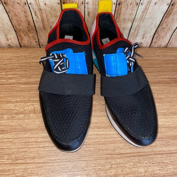 STEVE MADDEN WOMENS ANTICS LOW TOP FASHION SNEAKERS LACE UP SIZE 7M - Picture 1 of 11